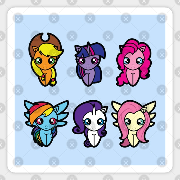 My Little Pony Tooniefied Magnet by Tooniefied